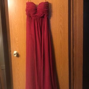 Strapless long dress